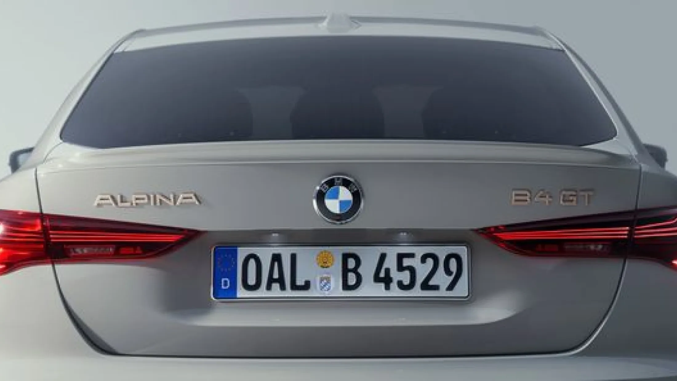 Achterzijde van de ALPINA B4 GT