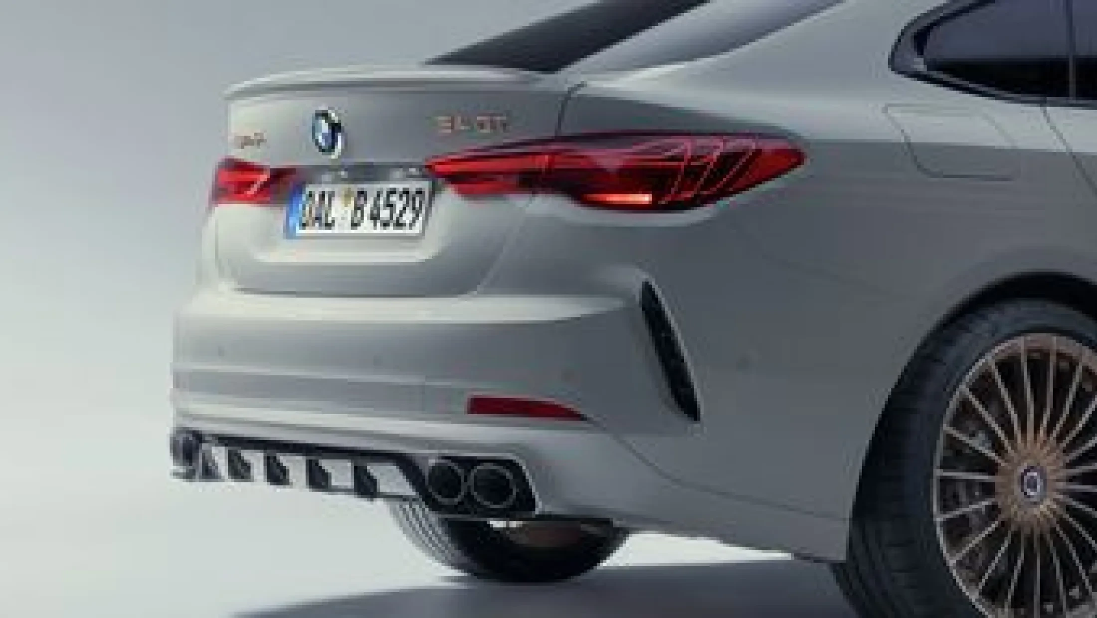 Achterdetails van de ALPINA B4 GT